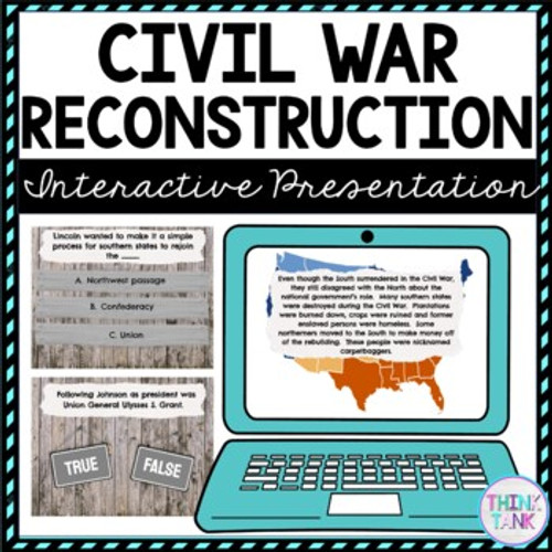 Civil War and Reconstruction Quiz Show Amped Up Learning