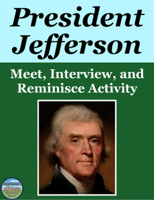 President Thomas Jefferson Activity