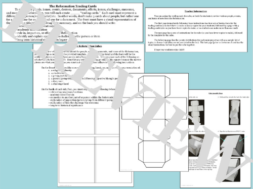 Protestant Reformation Doodle Notes & Primary Source Analysis - Amped ...