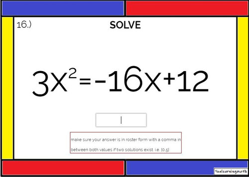 Solving Exponential Equations Task Cards