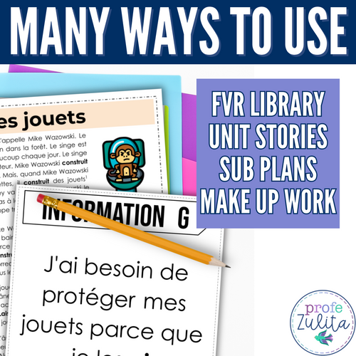 French Unit 20 - Reading Comprehension Activities - construire & terminer 