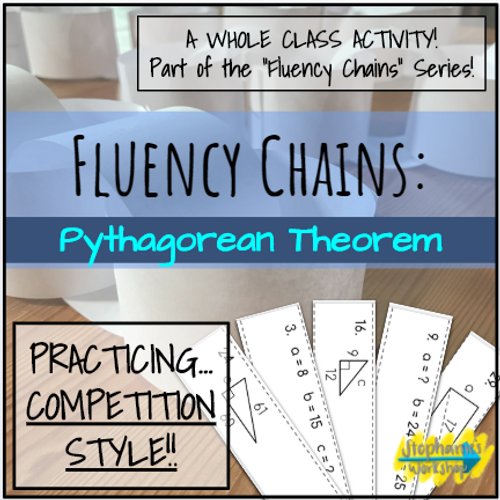 Fluency Chains - Pythagorean Theorem