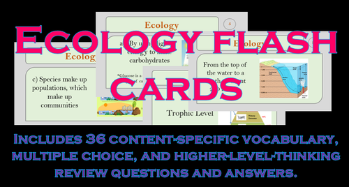 Ecology Flash Cards