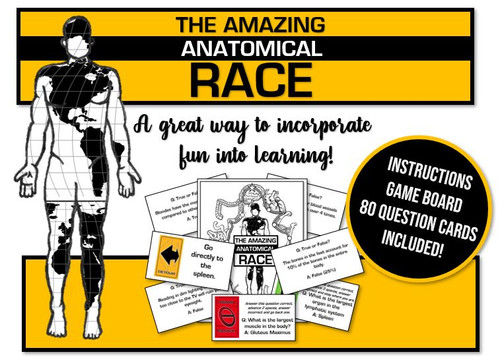 Amazing Anatomical Race Game! General human body facts fun!