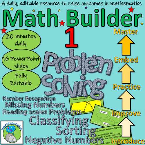 Math Builder 1: Daily Math Problem to build and embed math skills