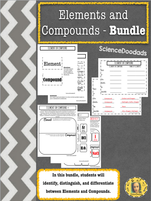 Elements and Compounds - Bundle - Amped Up Learning