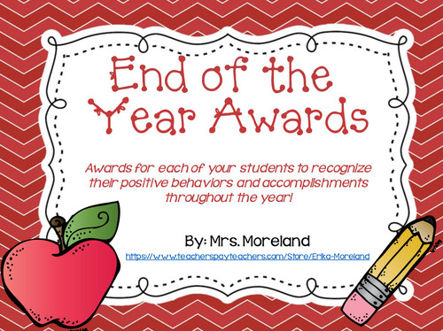 End of the Year Student Awards