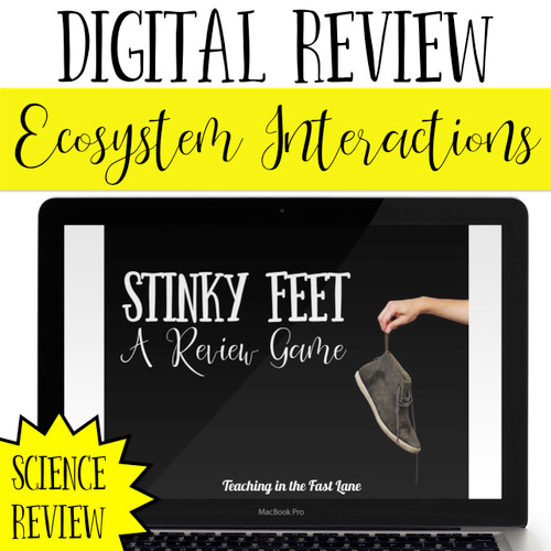 Ecosystems Interactions Review Game - Digital Stinky Feet