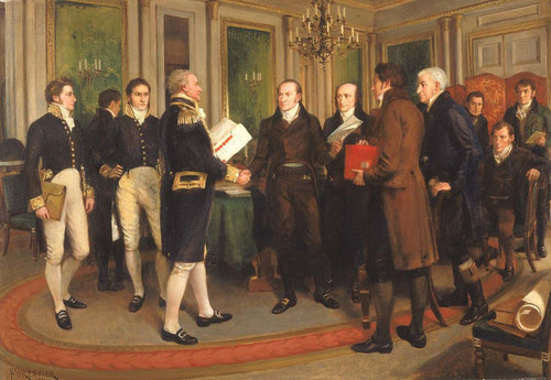 Signing the Treaty of Ghent