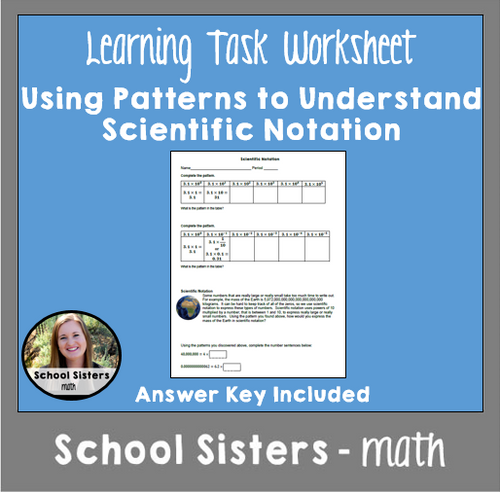 Scientific Notation Worksheet - Amped Up Learning
