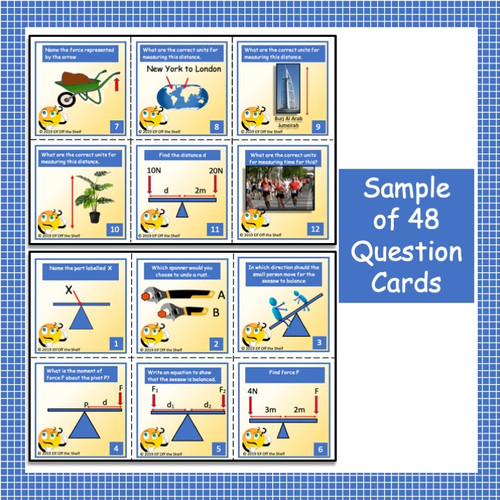 Forces - 48 Question Board Game for Middle School Science - Amped Up ...