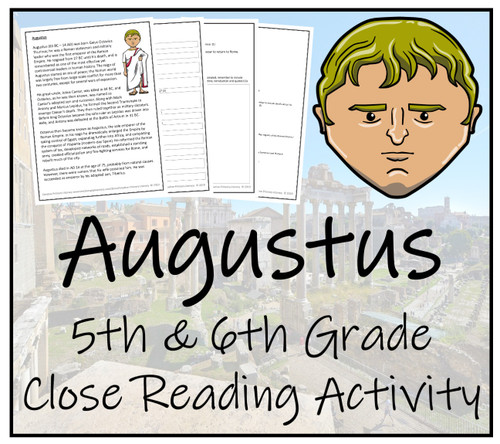 Augustus Close Reading Activity | 5th Grade & 6th Grade