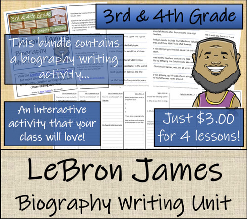 lebron james 4th grade