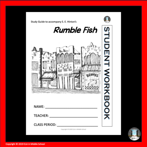Novel Study Guide to Accompany S. E. Hinton's "Rumble Fish" 
