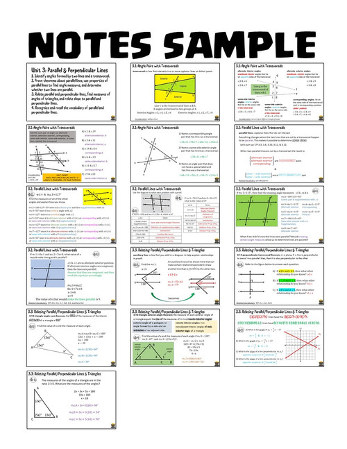 Parallel And Perpendicular Lines 21 Task Cards Amped Up Learning
