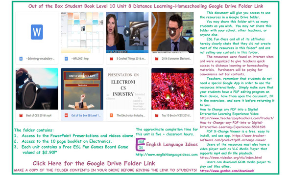 Electronics Distance Learning-Homeschool Bundle-Google Drive