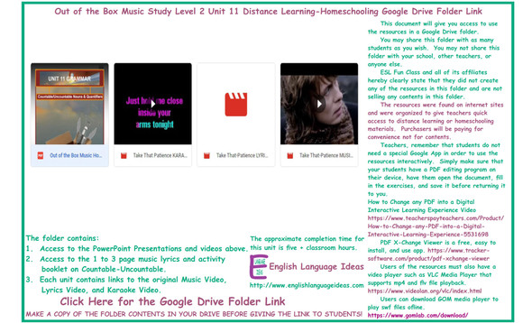 Countable-Uncountable Music Distance Learning-Homeschool Bundle-Google Drive