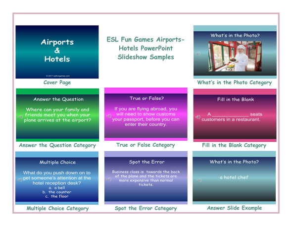 Airports and Hotels PowerPoint Slideshow