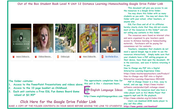 Childhood Distance Learning-Homeschool Bundle-Google Drive
