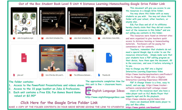 Jobs & Professions Distance Learning-Homeschool Bundle-Google Drive