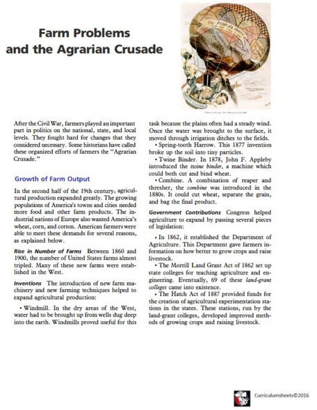 The Agrarian Crusade - Progressive Movement