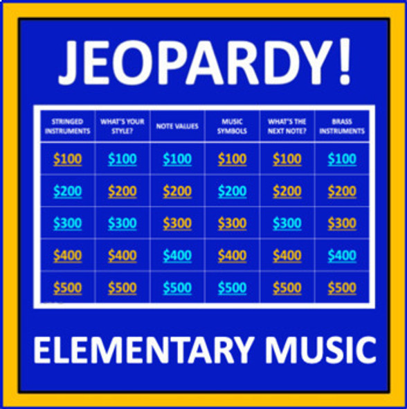 Music Jeopardy