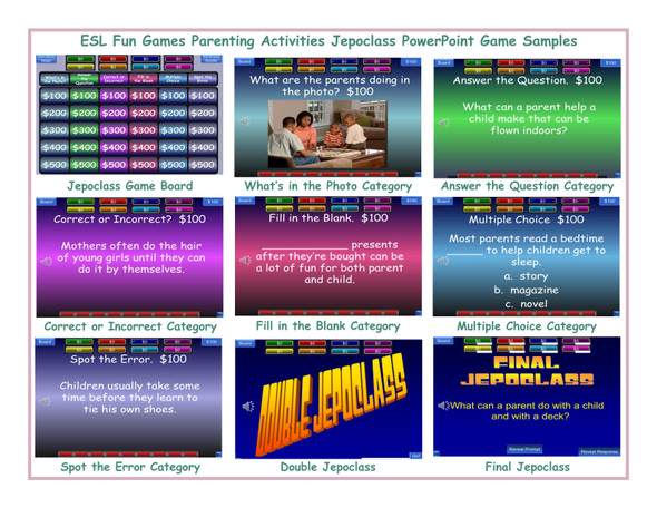 Parenting Activities Jepoclass PowerPoint Game