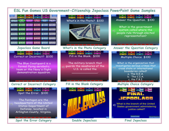US Government-Citizenship Jepoclass PowerPoint Game