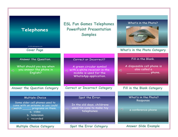 Telephones PowerPoint Presentation