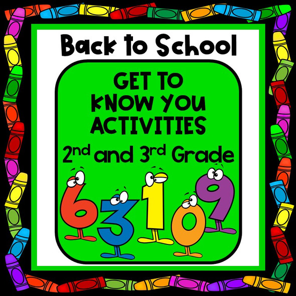 Back to School - Get to Know You Activities - 2nd and 3rd Grade
