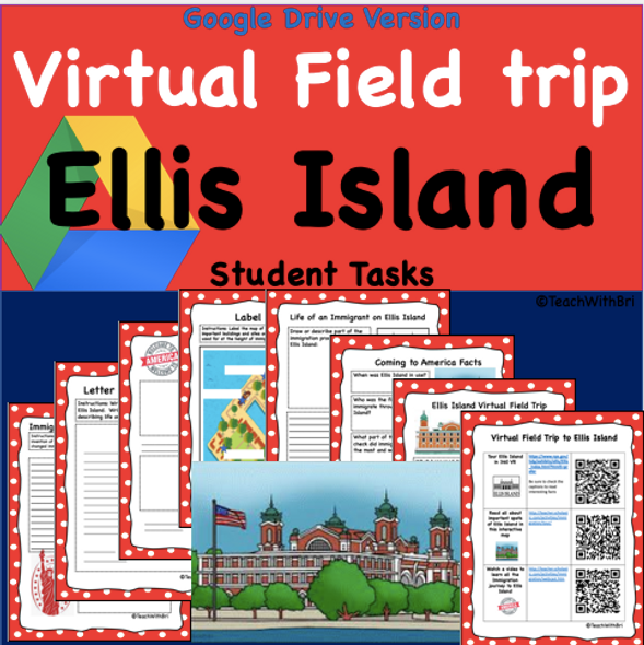 Digital Version- Ellis Island Virtual Field Trip Student Activities 