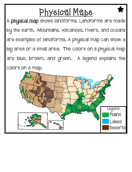 Physical and Political Maps Mini Unit