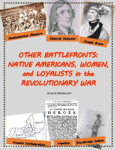 Native Americans, Women, and Loyalists in the Revolution - supplemental text