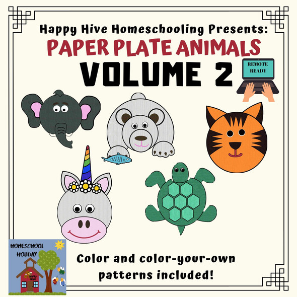 Paper Plate Craft Bundle - Volume 2