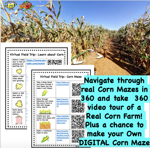  Virtual Field Trip to the Corn Maze and Corn Farm