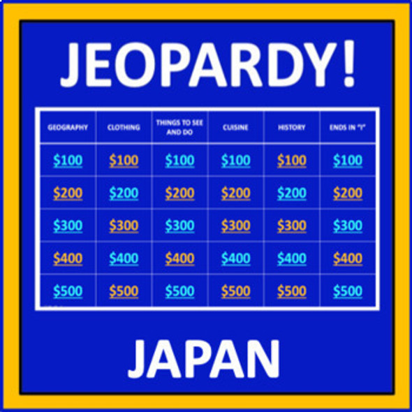 Japan Jeopardy