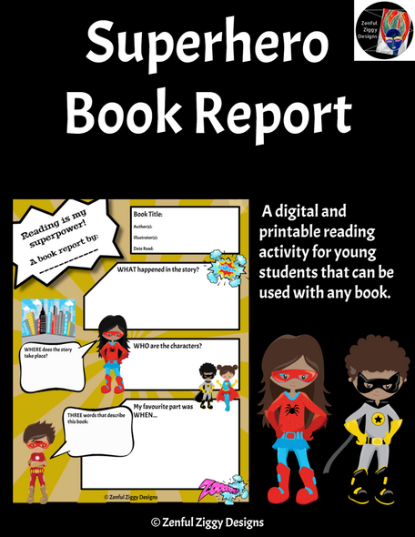 Superhero Book Report 1