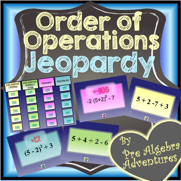 Order of Operations Jeopardy