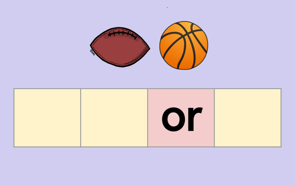 Distance Learning Structured Phonics -OR Word Chains R-Controlled Vowel (Remote Ready Resource)