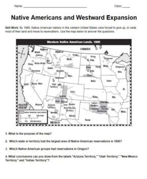 Native Americans and Westward Expansion Distance Learning