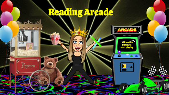 Bitmoji Classroom - Reading & Math Arcade K-4 Template