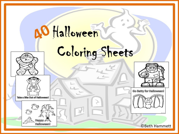 Halloween Coloring Sheets