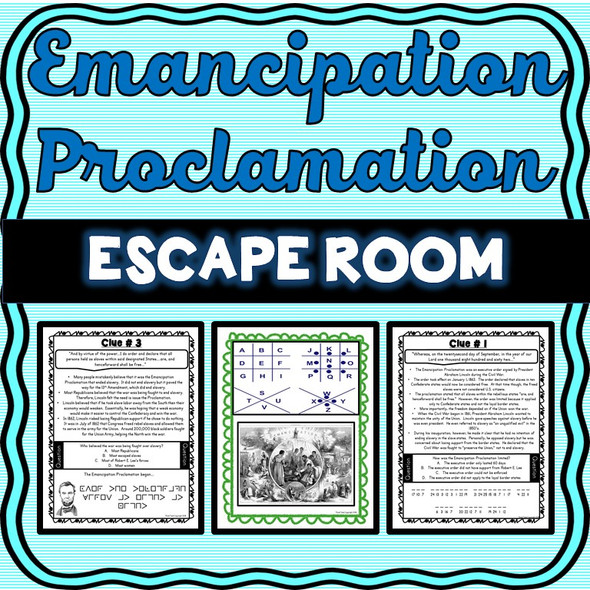 Emancipation Proclamation ESCAPE ROOM!