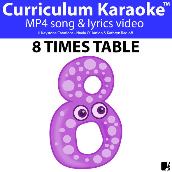 '8 TIMES TABLE' ~ Curriculum Song Video