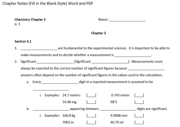 Matter and Change (Chemistry Ch 2 - Bundled Lesson)