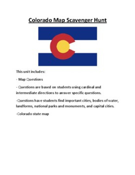 Colorado Lesson Plan Bundle