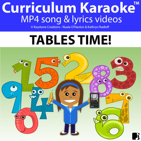 'TABLES TIME!' ~  12 Multiplication Song Videos & Lesson Materials Bundle