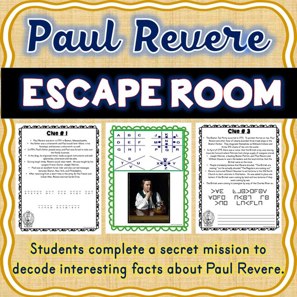 Paul Revere ESCAPE ROOM!