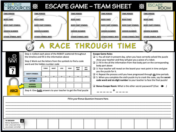 Coastal Landscapes Escape Room