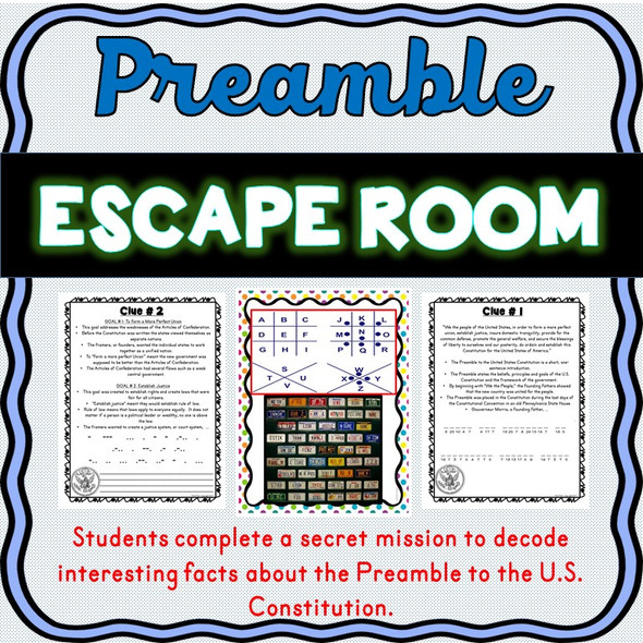 Preamble ESCAPE ROOM!